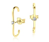 Silver Stud Earring STS-3733-GP